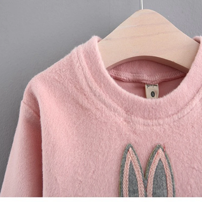 Baby girl Clothing Sets In spring and autumn  Casual ABC bunny blouse and pants  Bodysuits&One-Pieces for Kids Children (1)