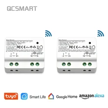 Tuya Smart Life WiFi Switch Module 15A Alexa Echo Google Home Voice Control, App Remote Control Lights, Set Timer for Device