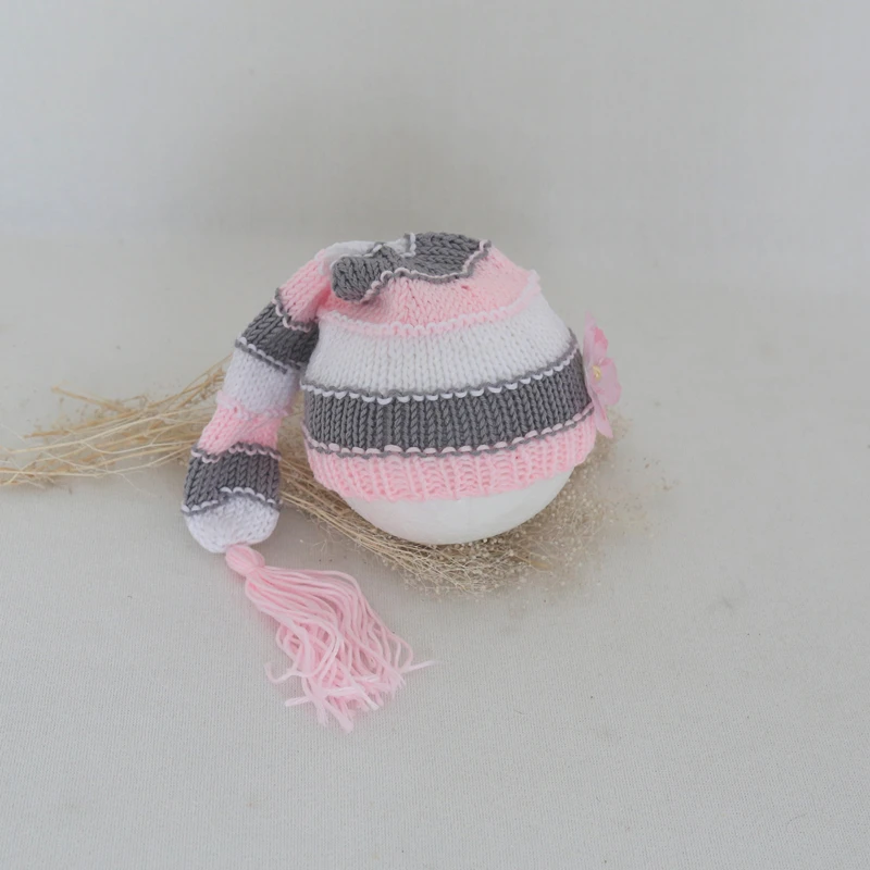 

cable hat with pom pom baby boy girl knit hat hand knitted baby hat newborn photo props Ready to ship