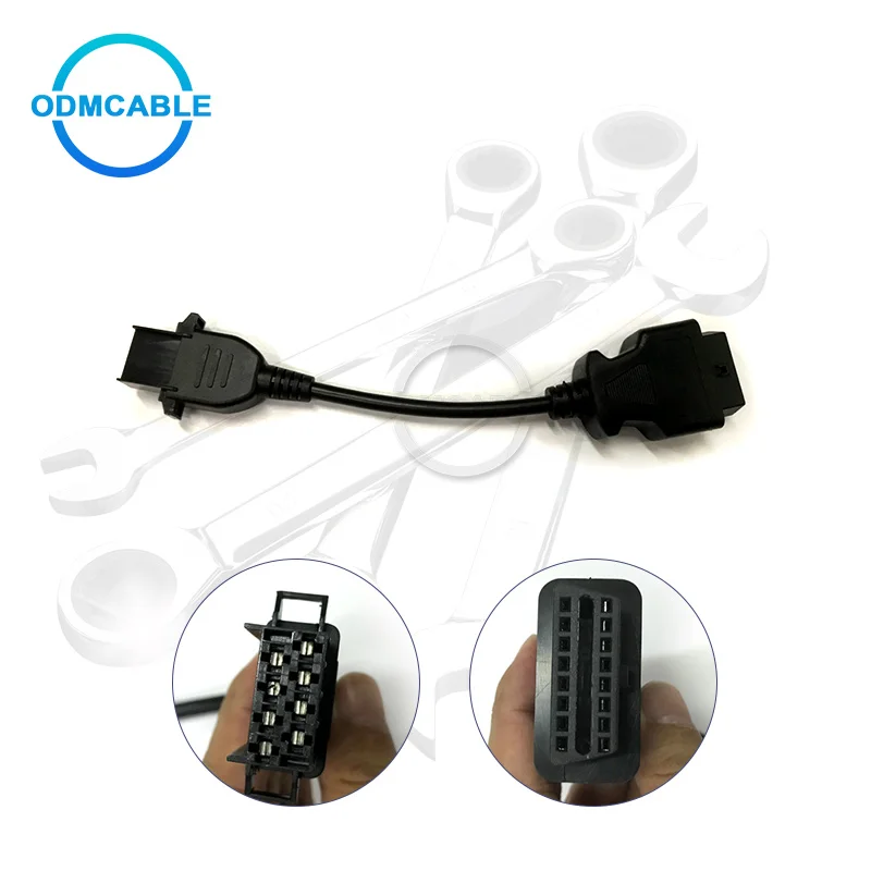 

8 Pin Cable for Vocom construction equipment Excavator truck cable 88890306 for vcads cable 8pin diagnosis cable