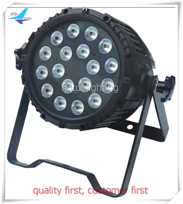 10 штук 18x18 w rgbwa УФ 6in1 led par 64 led par светодиодный фонарь для улицы ip65