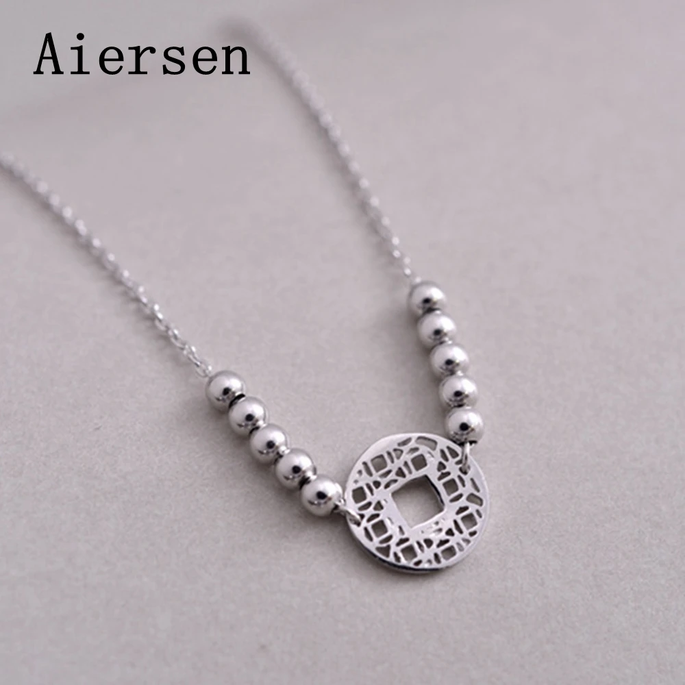 

Aiersen Real Silver 925 Leg Bracelet Retro Ethic Anklet for Women 2018 New Vintage Girls Anklets Student Gift Tornozeleira Prata