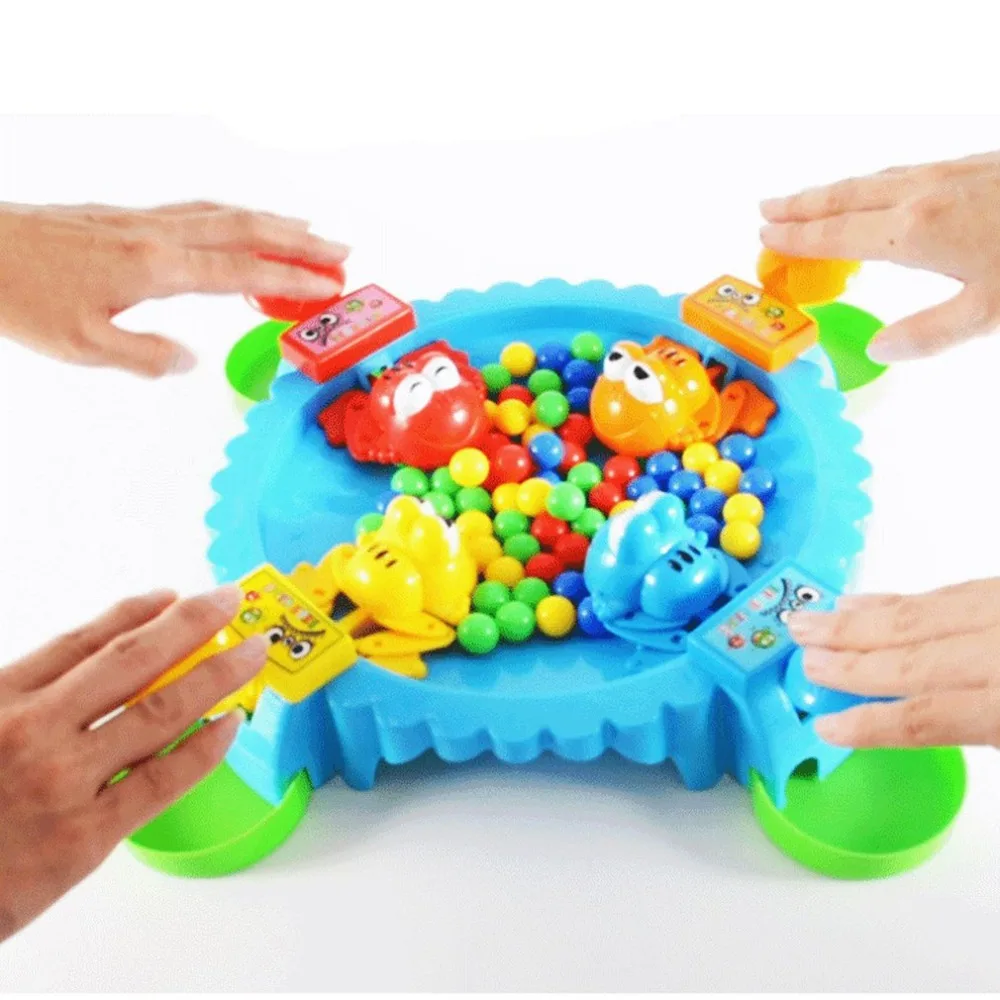 Новый кормления глотания шарики лягушки едят бобы Brainboard игры четырех человек родитель-ребенок Совета игрушки детские развивающие игры