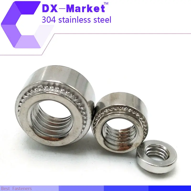 m3 2 , 100pcs , Self clinching floating nut , 304 stainless steel Self