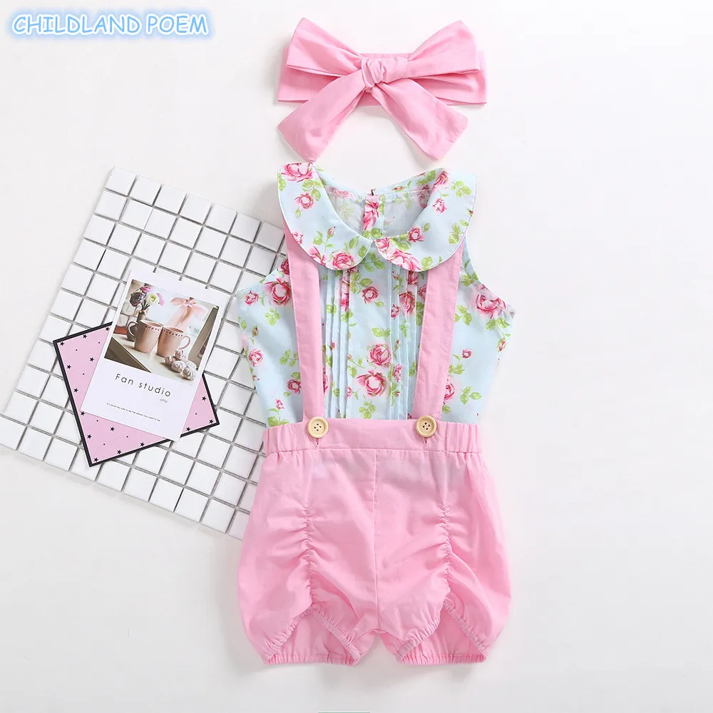 Buy Baby Clothing Set for Girls Summer Floral Baby