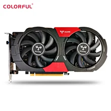 Красочные GTX1050Ti Графика Card 4 ГБ 128bit GDDR5 HDMI DVI DP 768 CUDR Core 7000 мГц