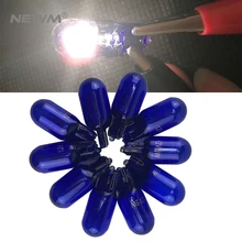 10 шт. T10 галогенная лампа W5W 194/501 холодный белый 5 Вт галогенная лампа сигнальный внутренний автомобильный светильник, Стильный автомобильный светильник, парковочный светильник