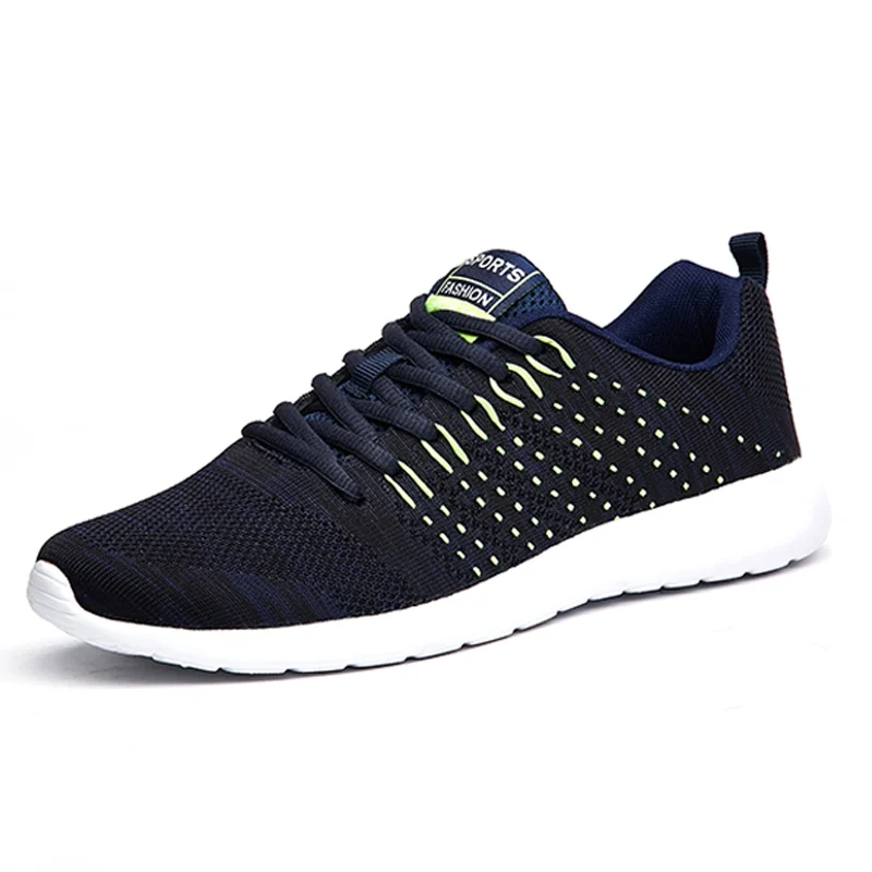 Joomra/мужские кроссовки; кроссовки для бега; легкие кроссовки с дышащей сеткой; спортивная обувь; обувь для бега; прогулочная легкая обувь - Цвет: Blue