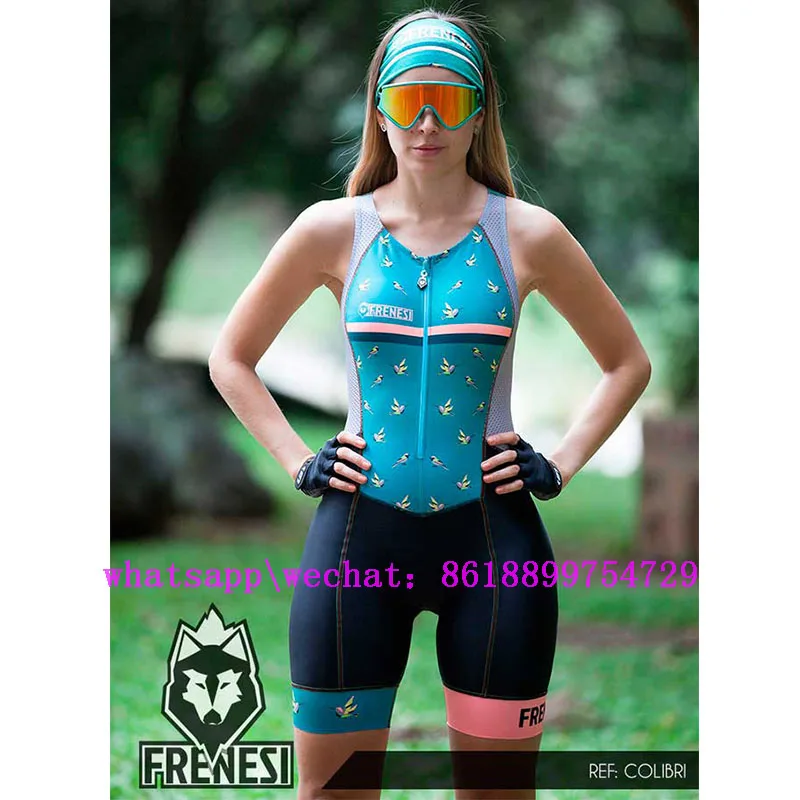 suits Frenesi colombia Cali ropa ciclismo mujer Маутейн велосипедная одежда skinsuit speedsuit дышащая велосипедная Джерси костюм купальник - Цвет: suits
