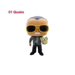 Stan Lee QUAKE Custom 01 Quake виниловые фигурки Коллекция Модель игрушки для детей Рождественский подарок в коробке