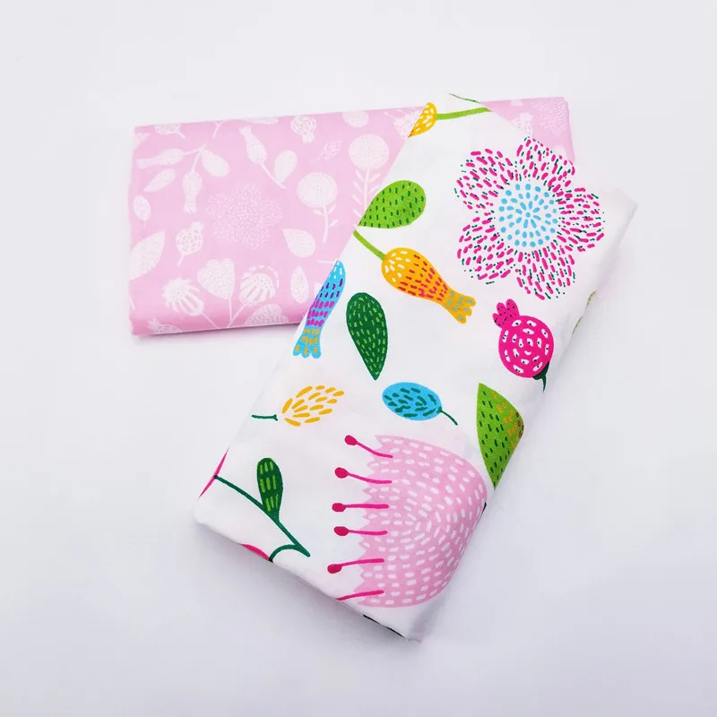 

Cotton Fabric Printed Patchwork Twill Fabric Textile Cotton DIY Sewing Quilted Dormitory Bed Clothing Materials For Baby & Child
