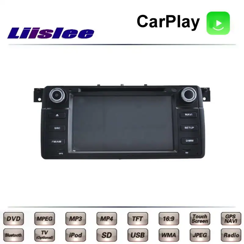 Discount For BMW 3 E46 316 318 320 323 325 328 330 M3 GTR Car Multimedia TV DVD GPS Radio Carplay Original Style Navigation Liislee Navi 5