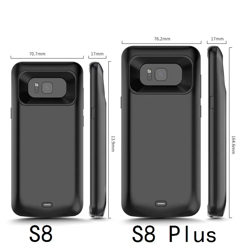 Чехол для Samsung Galaxy S8 Plus ударопрочный чехол с зарядным устройством внешний