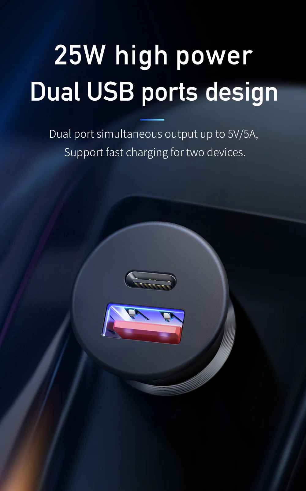 Mcdodo Car Charger USB Type C PD 25W for iPhone 12 11 Pro Max X XS XR 5A Super Fast Charge QC4.0 for HUAWEI SCP Car USB Charger charger 65 watt