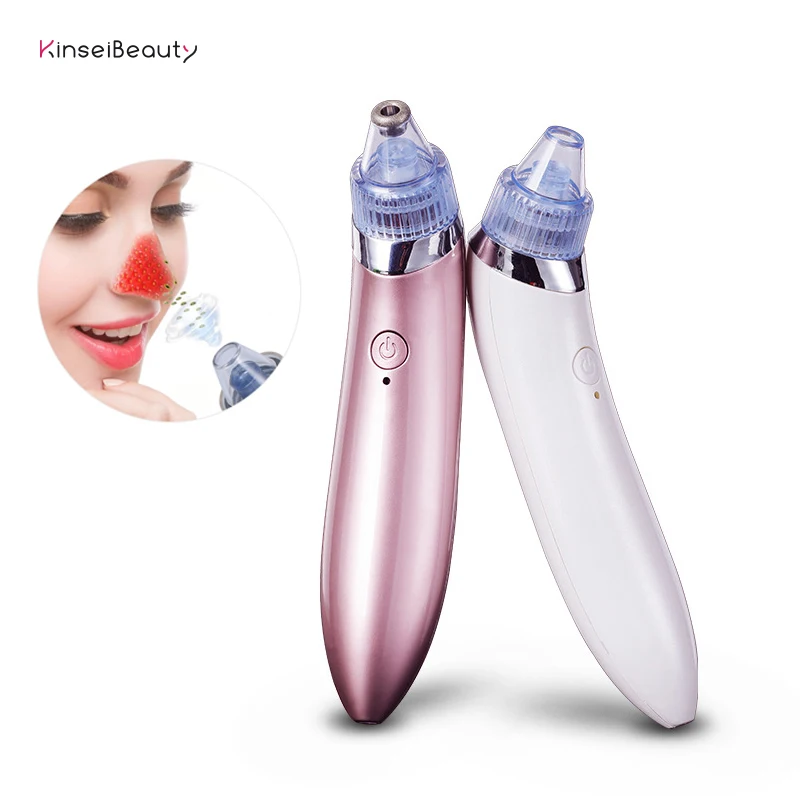 

kINSI BEAUTY Blackhead Remover Vacuum Suction Facial Pore Cleaner Electric Acne Comedone Extractor Kit with 4 Suction Head