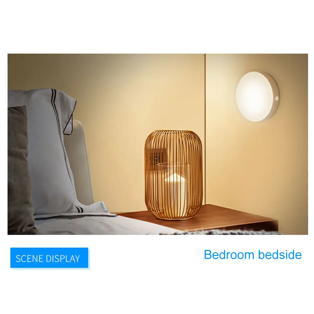

Touching LED Night Light USB Charging Stepless Dimming Magnetic Smart Night Lamp WWO66