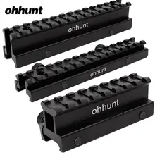 Аксессуары для тактического Пикатинни с плоским верхом 20 мм Вивер Пикатинни Riser Mount Высокий Низкий короткий Плоский Верх Матовый