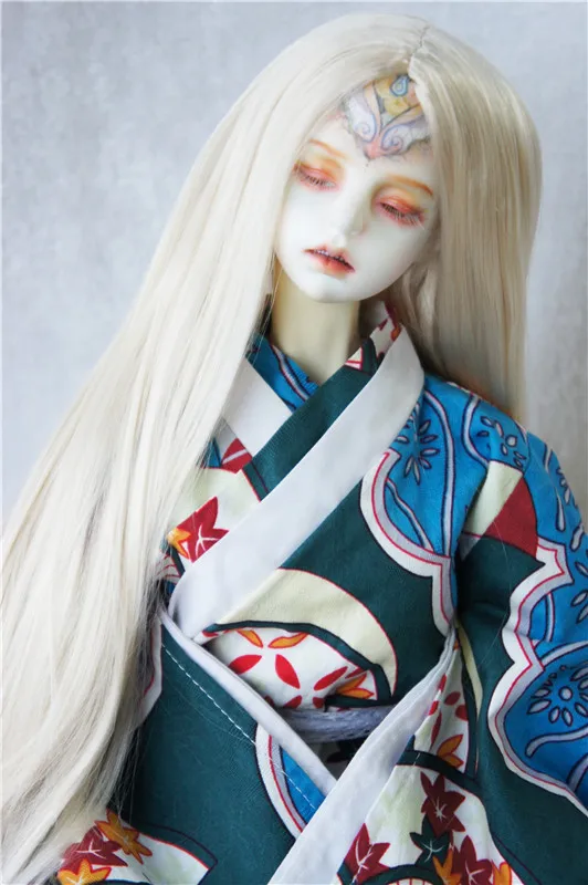 JD016 SD 1/3 BJD кукольные парики пробор линия длинный кудрявый парик Размер 8-9 дюймов 9-10 дюймов синтетический мохер кукольные парики