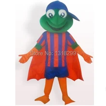 Талисман Супер лягушка маскот костюм маскарадный костюм на заказ маскарадный костюм косплей тема костюм для карнавала наборы костюмов