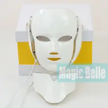 Высокое качество! 7 цветов электронный светодиодный маска кожи морщин продукты для клинического использования