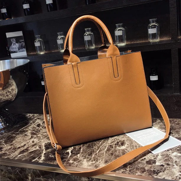SGARR, модная женская сумка из искусственной кожи, вместительная сумка на плечо, высокое качество, сумка через плечо, роскошные дизайнерские женские сумки, сумки - Цвет: Brown