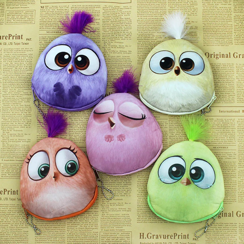2018 High Quality Promotion 3D Oval Prints Cute Bird font b Children b font Mini Coin