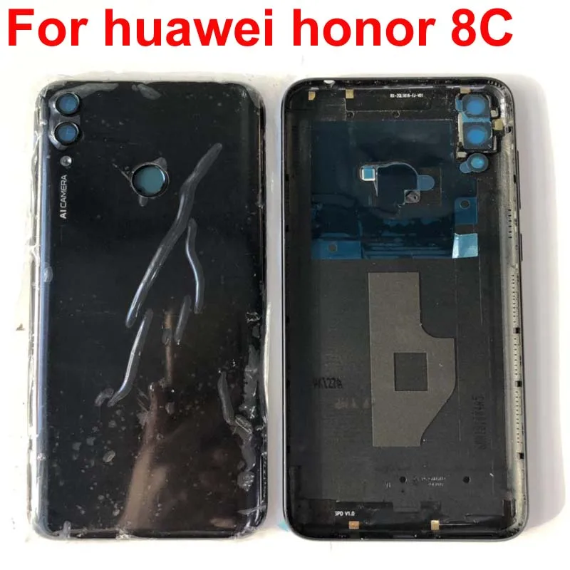 Оригинал для 5 дюймового Huawei Honor 8C фотоэлемента задняя крышка корпуса