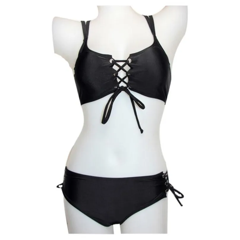 2019 hot sale Sexy Women Bandage Push-up Bikini Set Padded Bra Swimsuit Beachwear Bikini set Swimwear bikini NEW #3A25 (1)