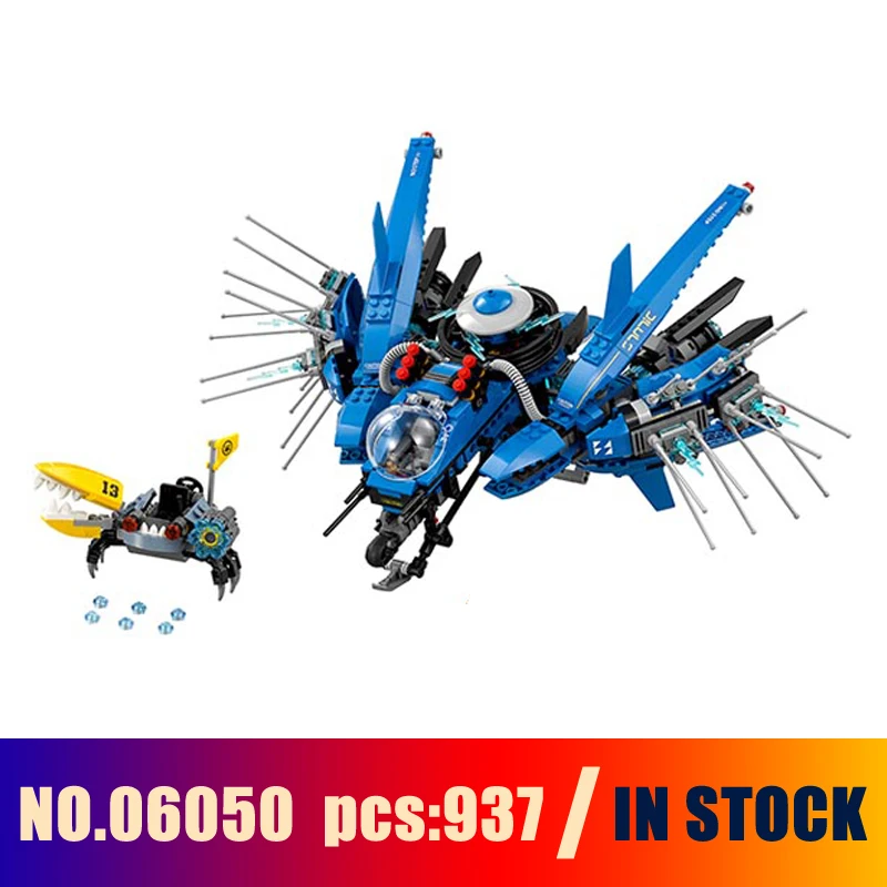 

Models Building Toy Ninjago Lightning Jet Figure 937pcs 06050 Building Blocks Compatible Ninjago 70614 Toys & Hobbies