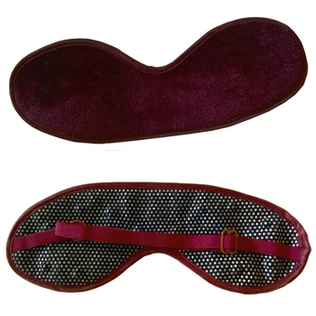 

10PCS/LOT Good Quality Tourmaline Magnetic Sleeping Well Eye Mask Cover Size Adjustable Belt 12pcs Magnets