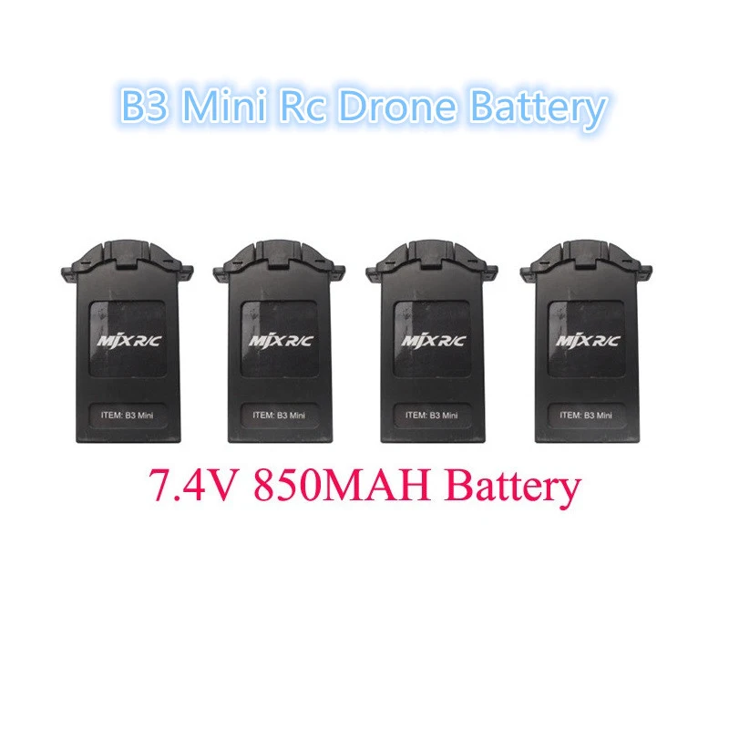 

Hot sell RC Drone 4pcs battery 7.4V 850mA battery for Bugs 3 MINI RC Helicopter B3 MINI Drone spare parts battery