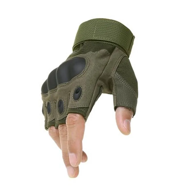 Тактические перчатки без пальцев военные армейские спортивные стрельбы Пейнтбол страйкбол перчатки без пальцев черного цвета перчатки с половинными пальцами