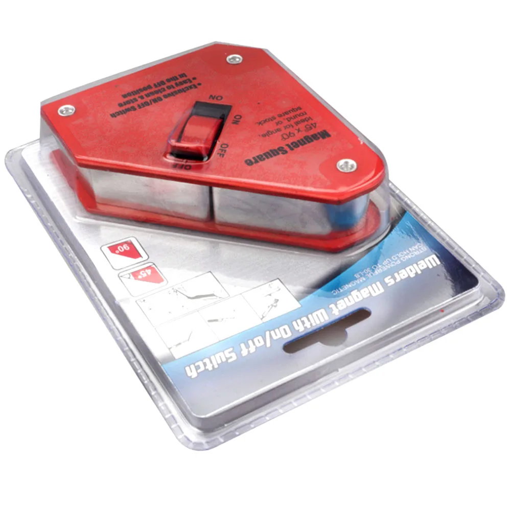 

1Pcs new Magnetic Strong Single Switch Welding Magnet On/Off Switch Clamping Fixed Auxiliary Positioner for Soldering Tools
