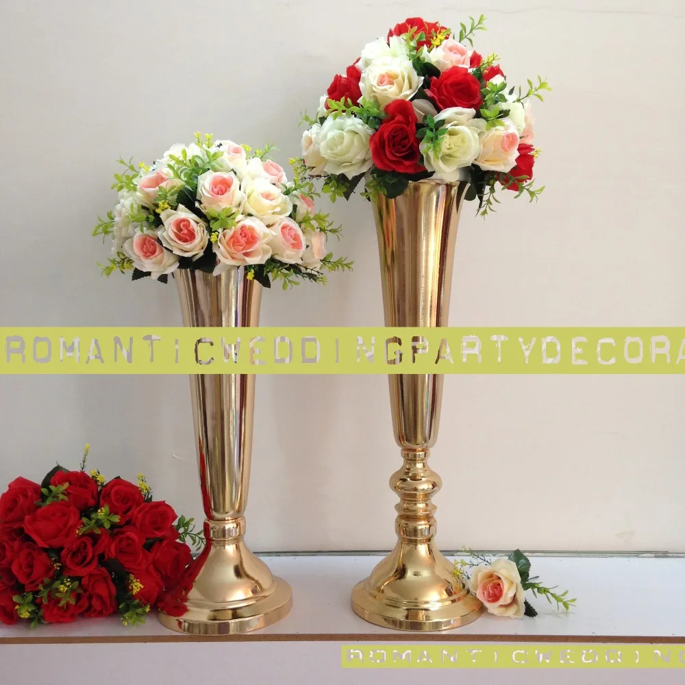 

50cm/60cm 10pcs/lot Wedding Road Lead Flower Shelf & Table Stand for Wedding Centerpiece Decoration flower vase road lead column