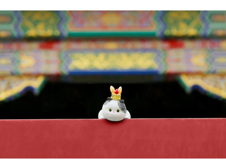 Mini Forbidden City kitten ornaments toys 16