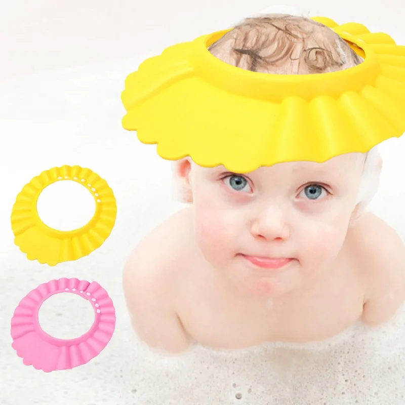 

New Cute Children'S Shampoo Shower Cap Kids Baby Shower Cap Adjustable Toys For Boys One Pieces Toy Store Hot Sale Dropshipping