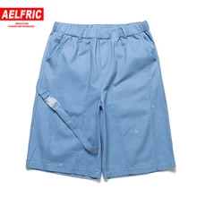 AELFRIC однотонные цветные ленты шаровары мужские шорты повседневные уличные летние мужские шорты хип-хоп Короткие штаны для бега и тренировок спортивные шорты
