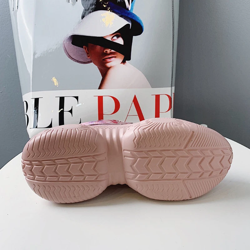 2019 Spring Autumn Shoes Women Platform Shoes Lady Lace Up Casual Shoe Creepers Harajuku Punk Sneakers Girl Female Silver Shoes (9)
