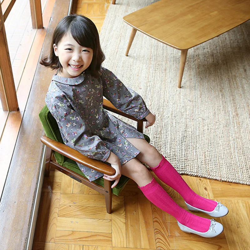 Милые Мягкий хлопок Обувь для девочек Обувь для мальчиков носки кружевные манжеты Дизайн детские носки в Корейском стиле для мальчиков школьного возраста/Обувь для девочек Гольфы от 0 до 9 т