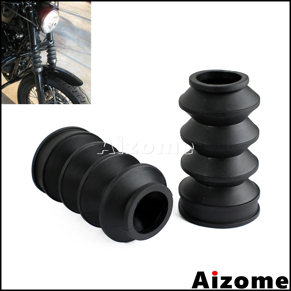 Motorcycle Fork Gaiters Gators Fork Shock Boots For Harley Sportster
