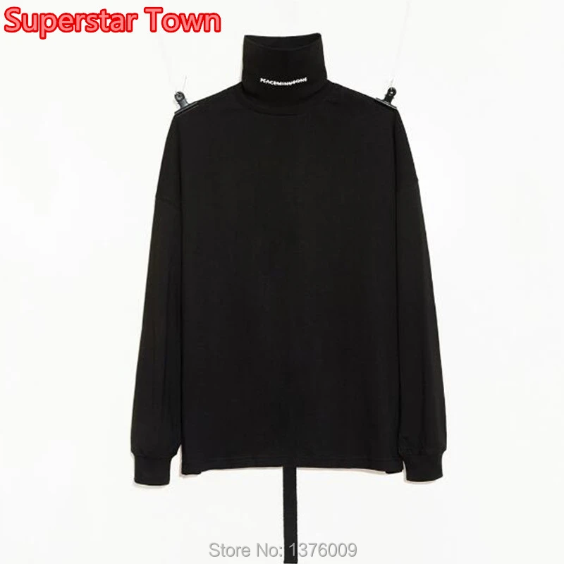 Kpop Bigbang G Naga T Kemeja Gd Tinggi Kerah Kemeja Lengan Panjang Puncak Mode Korea Style Unisex Peaceminusone Turtleneck Tee T Shirt Aliexpress