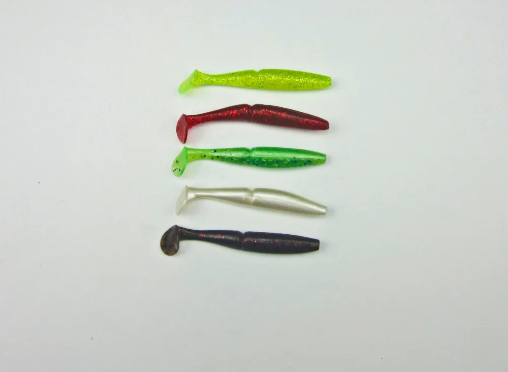 

BassLegend-10 Pcs Japan New Fishing Soft Bait For Bass Plastic Lure Swimbait Soft Shad 75mm/3.9g