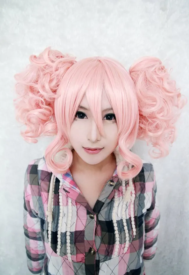 35cm Short Pink Cute Girls Lolita Wig Pigtails On Aliexpress