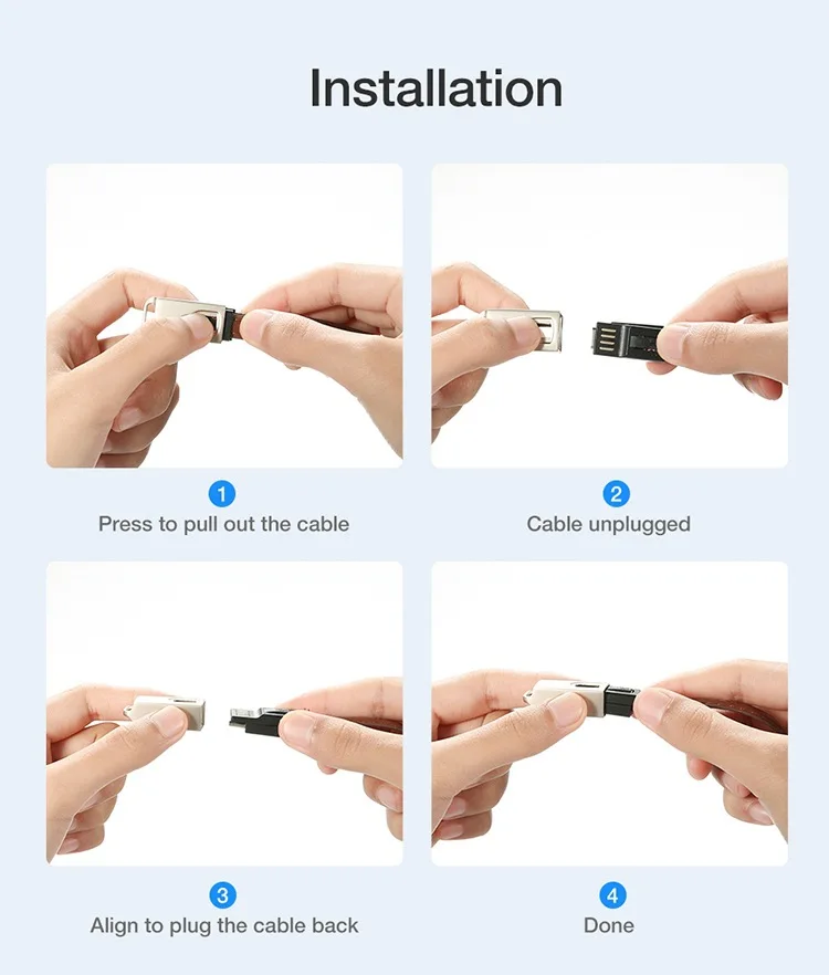 Портативный брелок с микро-usb кабель для передачи данных для все микро-usb для устройств на аndroid, ВЫСОКАЯ ЧЁТКОСТЬ, быстро заряжающийся мобильный кабель для зарядки телефона для samsung Galaxy Xiaomi