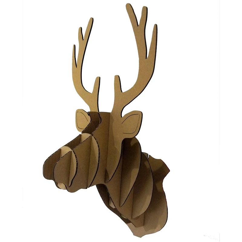 3D Puzzle оленей руководитель настенное крепление картона голова животного