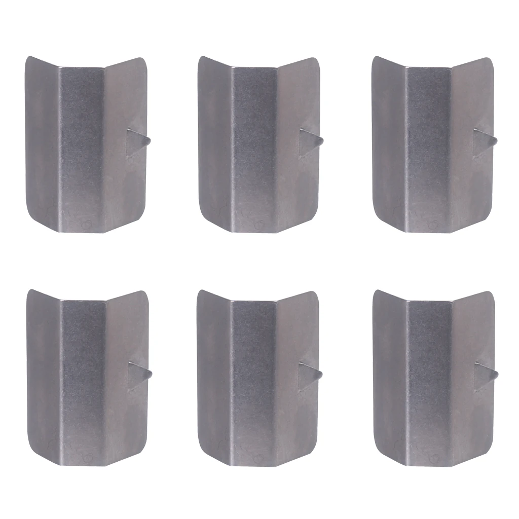 

2019 New 6 Pcs Universal Car Rain Eyebrow Clip In Channel Wind / Rain Deflectors Fitting Clips Replacements Stainless Steel