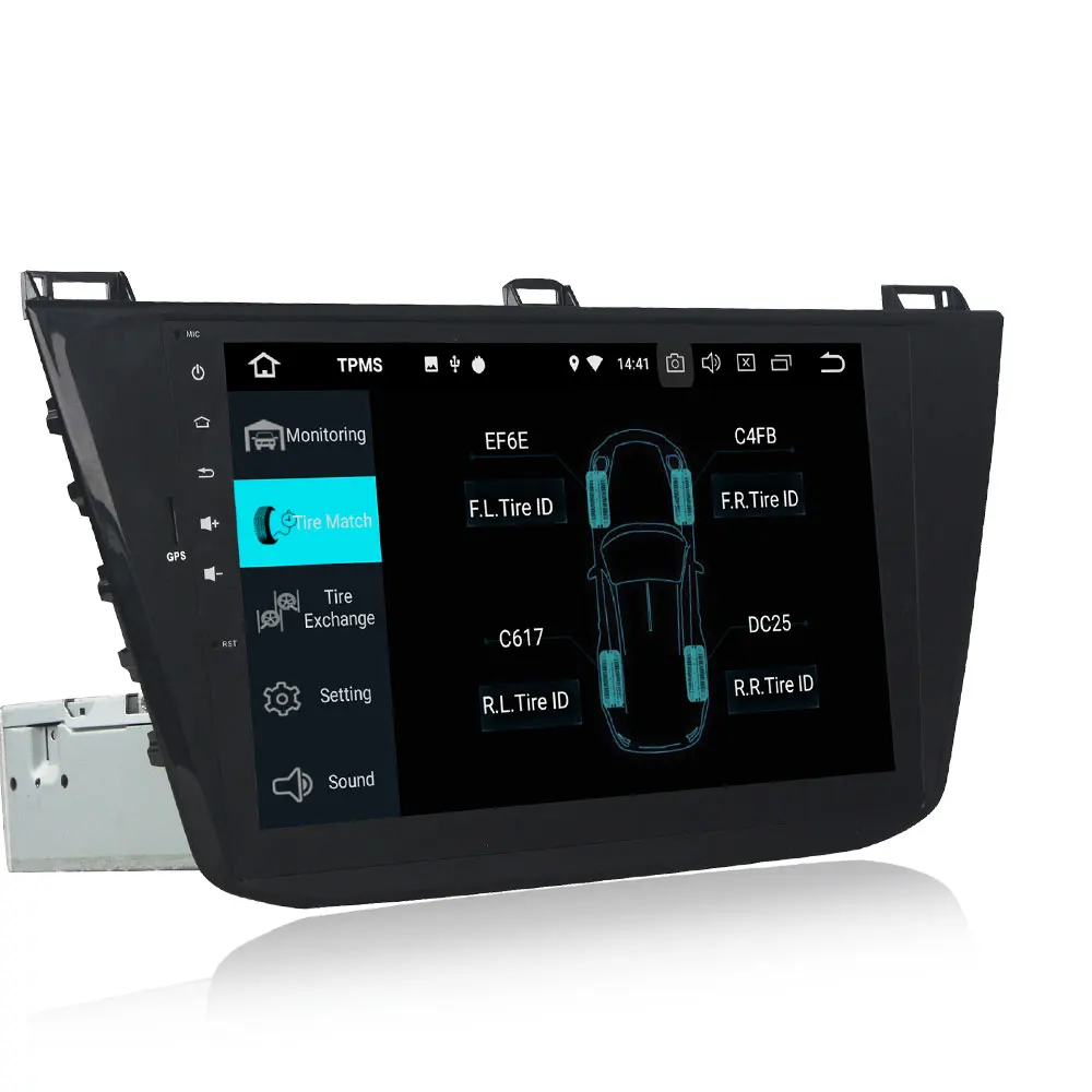 Best Octa core Android 8.0/Quad Core Android 8.1 car dvd player for Volkswagen VW Tiguan 2015 2016 2017 2018 Car Radio Bluetooth GPS 1