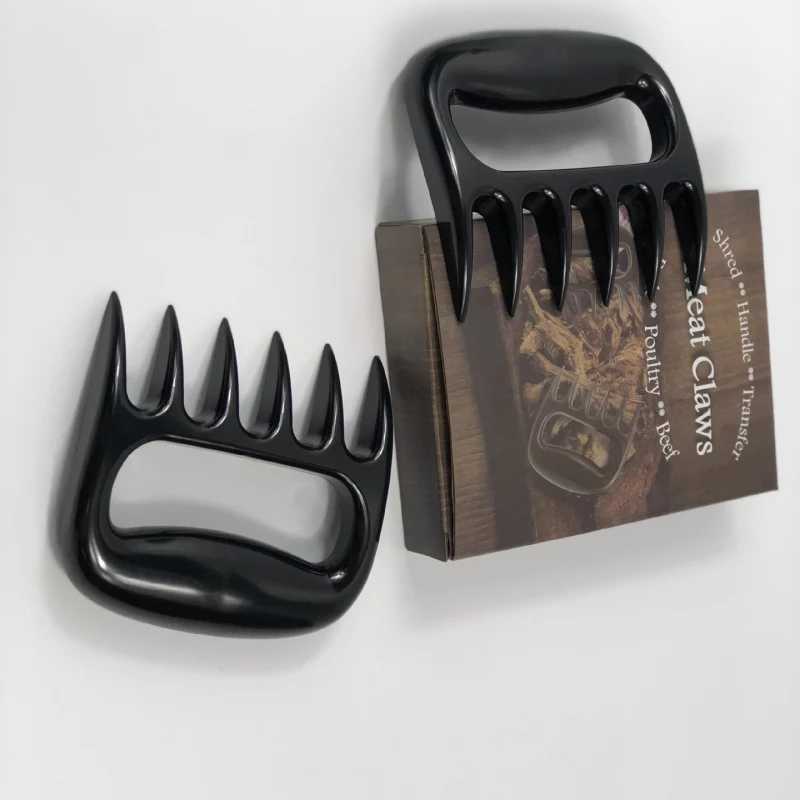 

Stainless Steel ABS Bear Claw Barbecue Fork Clamp Useful Meat Processor Barbecue Tool Multi-function Meat Remover Fork