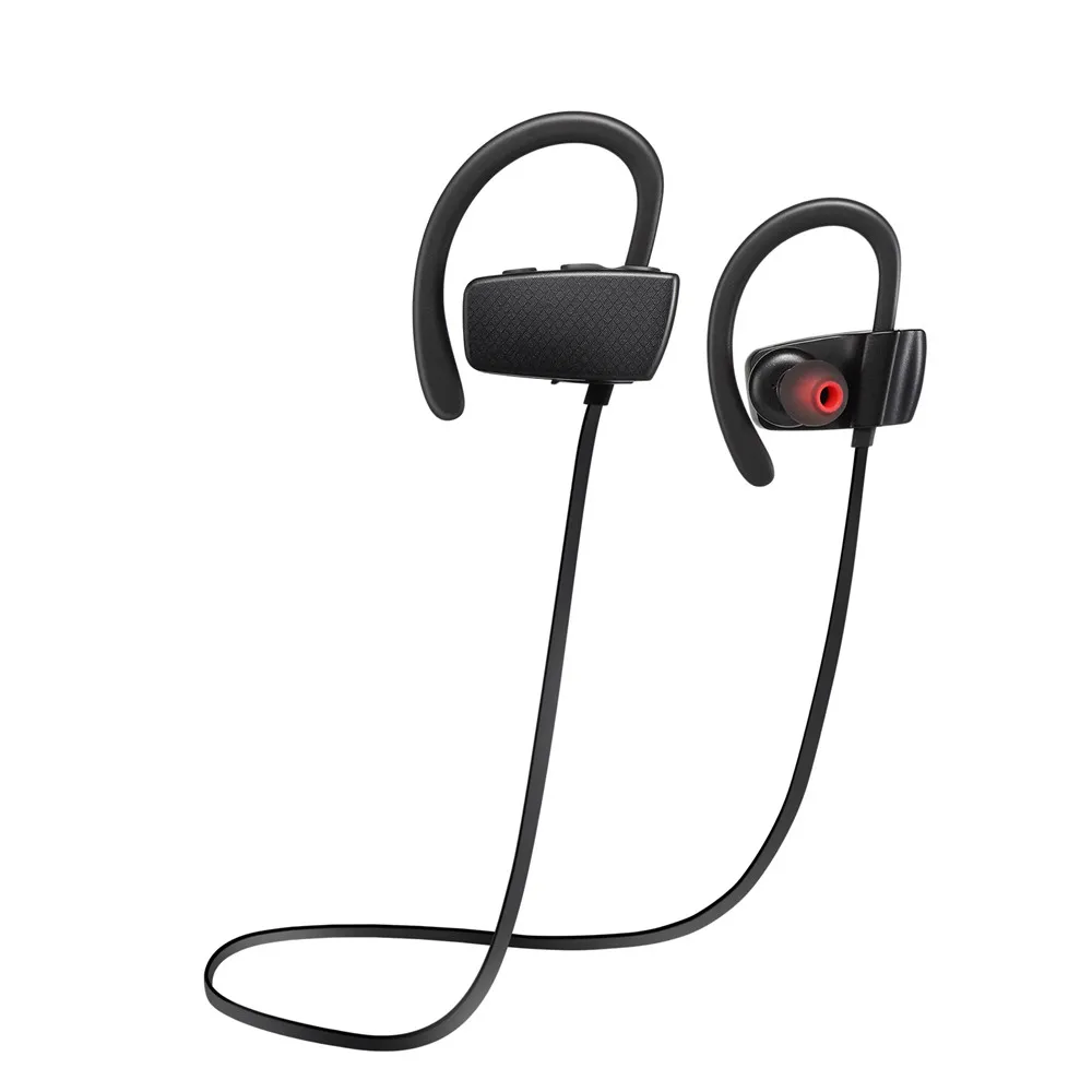Sport Earphones sweatproof wireless bluetooth Handsfree VS Bluedio TN headphone Touch control ear hook with Mic Bass For Iphone  (5)