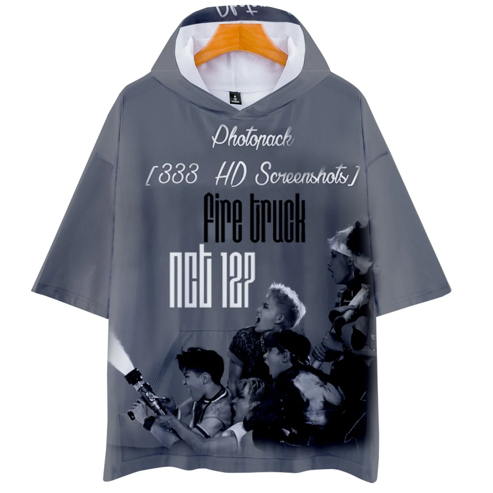 

KELUOXIN 3D Kpop NCT 127 Short Sleeve Hoodies T-shirt Women Men Summer Funny O-neck Tshirt Streetwear HIP Hop Camiseta Mujer